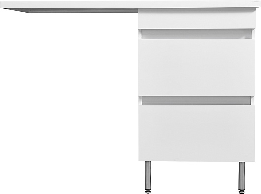 Stella Polare Тумба с раковиной Мадлен 105 R под стиральную машину белая – фото-1